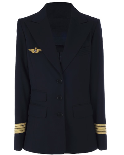 Lady air line wool suit uniform