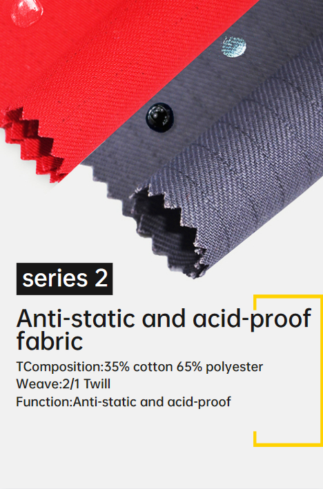 Anti-static and acid-proof fabric